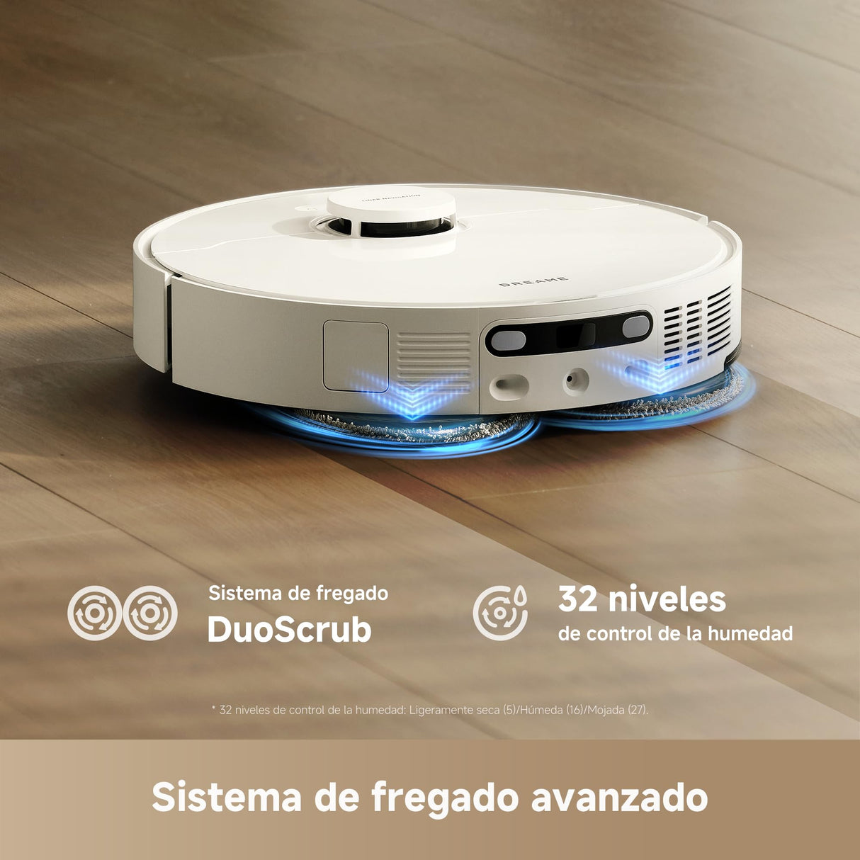 DREAME L10s Ultra Gen 3 Kit Robot Aspirador y Friegasuelos, Succión de 25.000Pa, Cepillo Lateral y Mopa Extensible, AceClean DryBoard y Autolimpieza Automática de Mopa, Secado con Aire Caliente