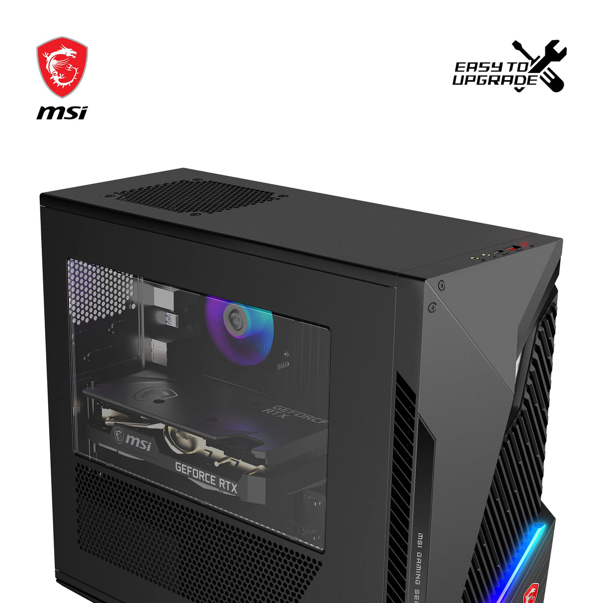 MSI mag Infinite S3 13NUD-1017FR PC Gaming - Procesador Intel Core i7-13700F, RTX 4060 Ti, 16GB RAM DDR5, 1TB SSD PCIe 3.0 NVMe, Fuente de alimentación 80 Plus Bronce, Wi-Fi 6E - Windows 11 Familia