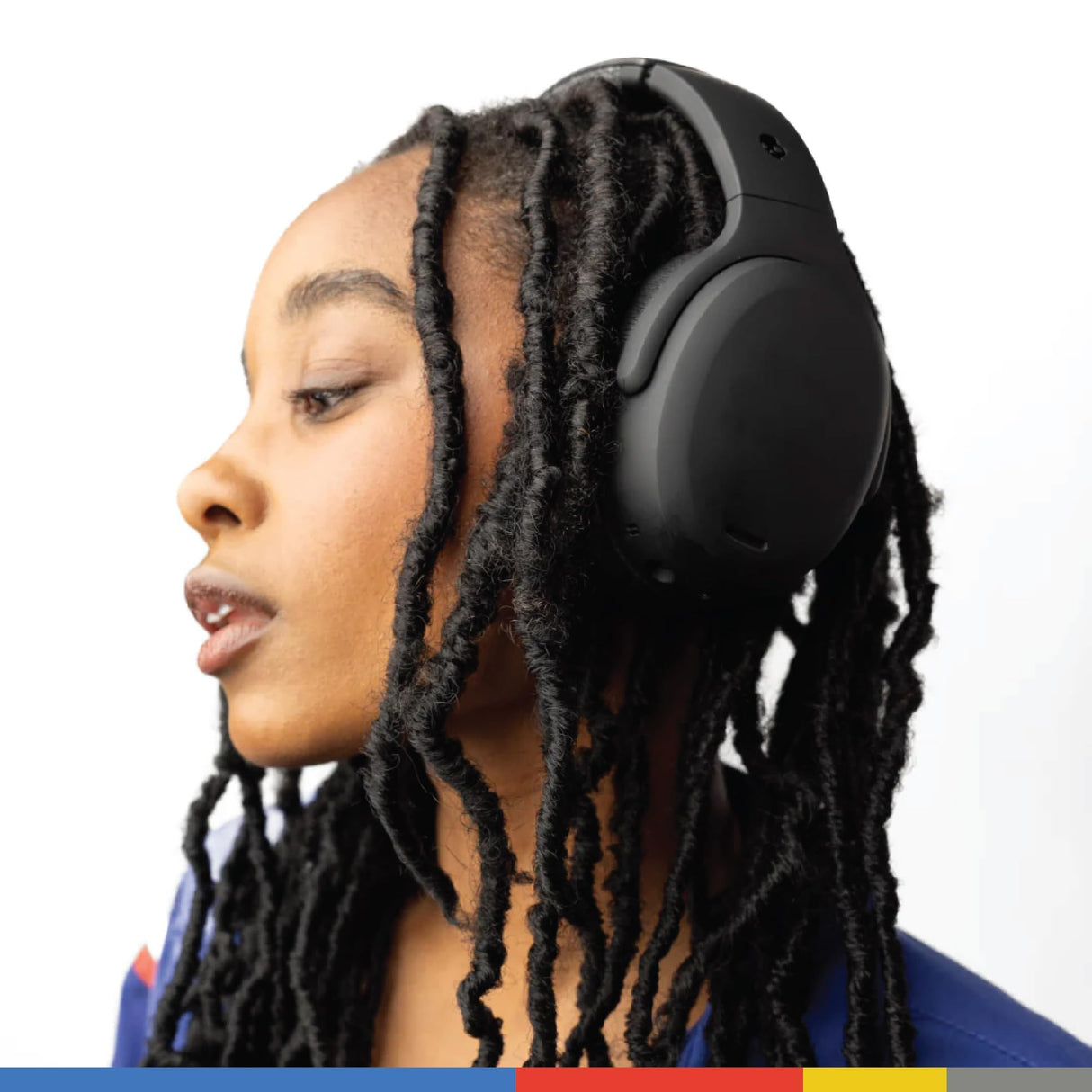 Skullcandy Crusher ANC 2 Cascos Over-Ear Inalámbricos con Cancelación de Ruido y Sensory Bass, 50 h de Autonomía, Skull-iQ, con Alexa Habilitada, Compatibles con Dispositivos Bluetooth - Negro