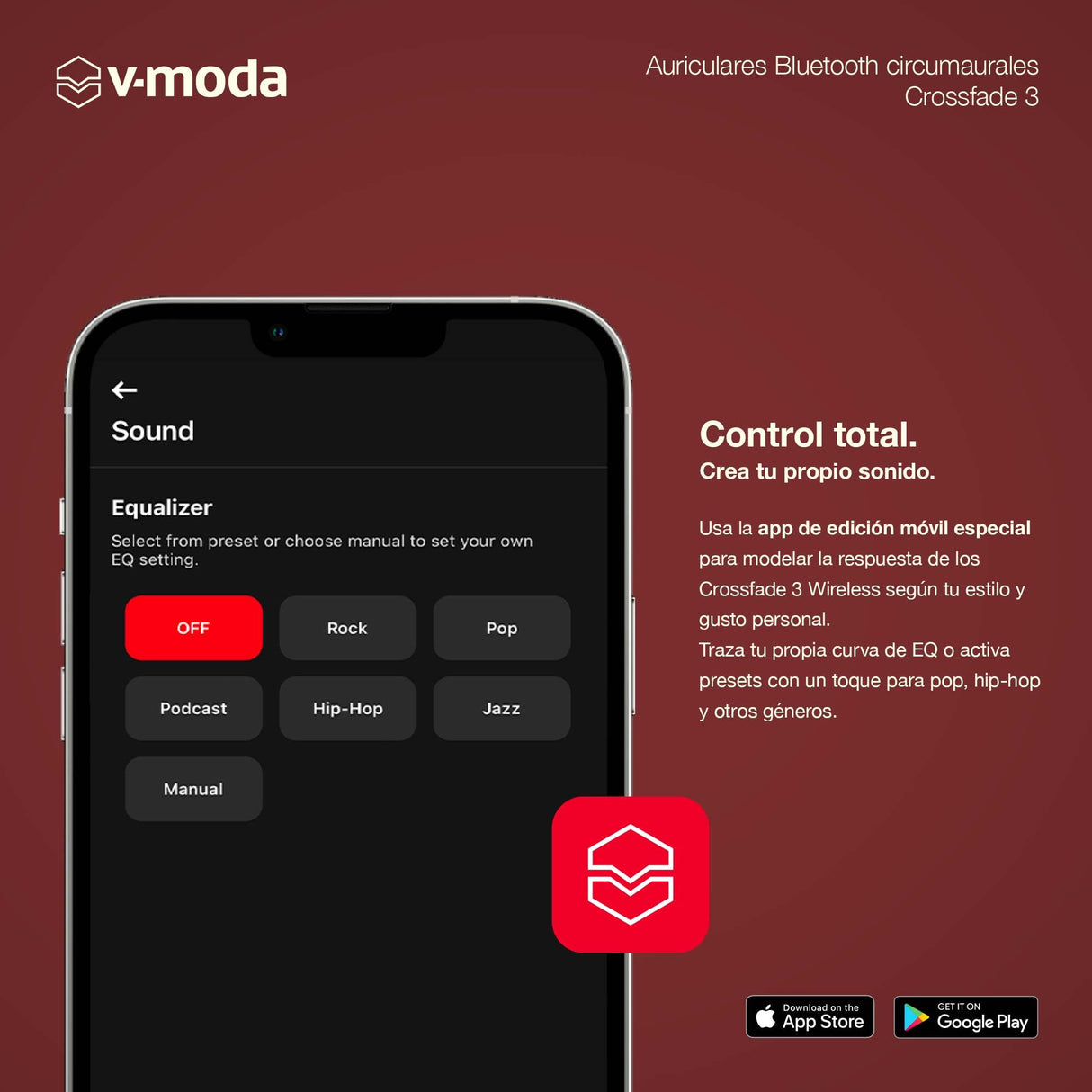 V-MODA CROSSFADE 3 WIRELESS & WIRED OVER-EAR HEADPHONES. Favored by the World’s Top DJs. Punchy Sound, Tuned for Club Energy & Excitement. Mobile Editor App. Customize with Interchangeable Shields.