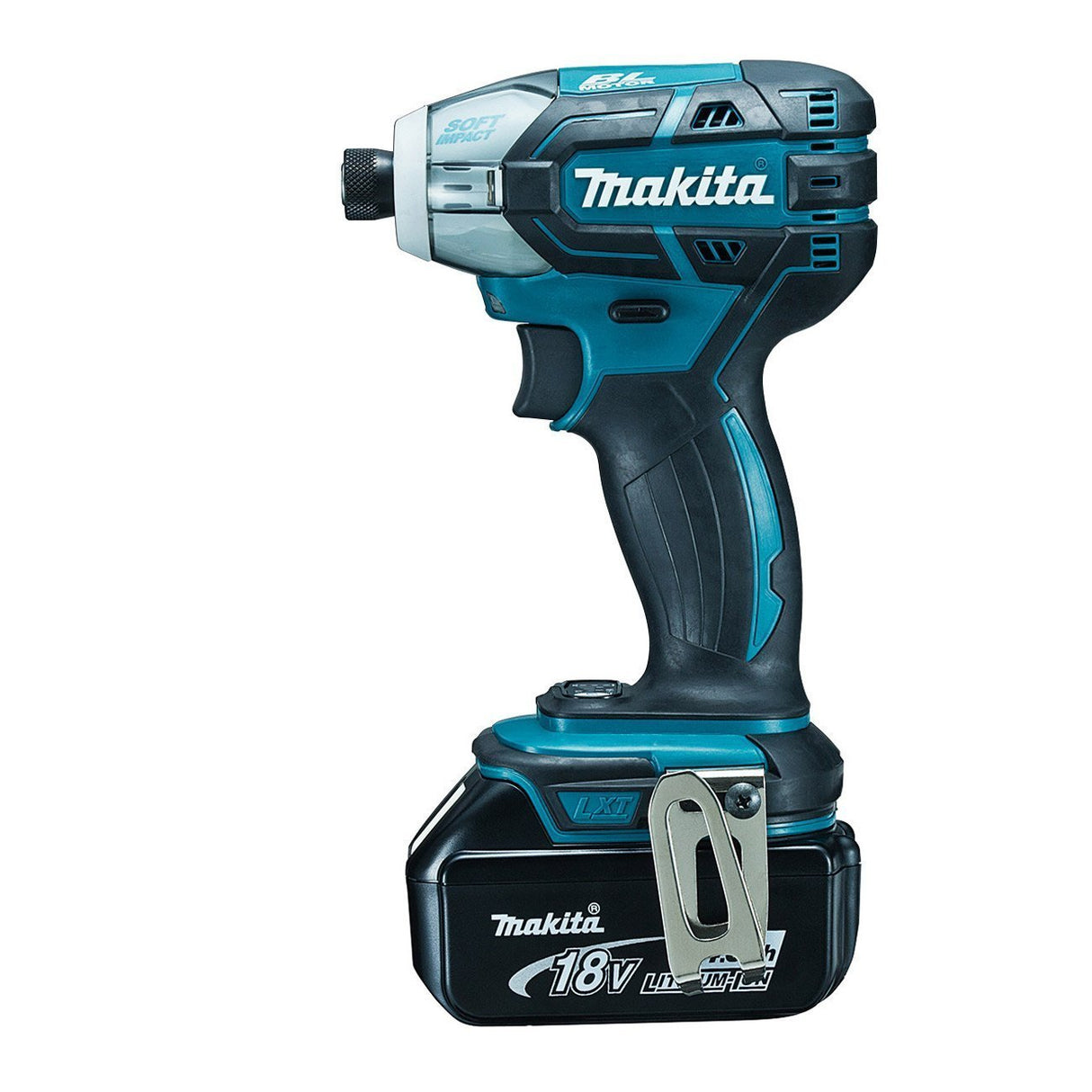 Makita Atornillador de impulso inalámbrico 18 V/4 Ah, dts141rmj, DTS141RTJ 280 wattsW, 18 voltsV