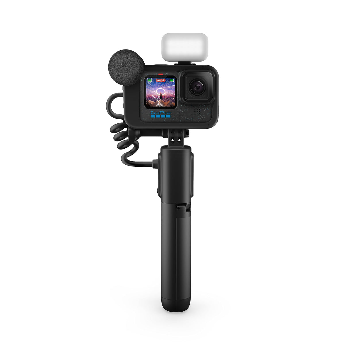 GoPro HERO12 Black Creator Edition: Incluye HERO12 Black, Volta (Agarre de batería, trípode, Control Remoto), Media Mod, Light Mod, batería Enduro y Estuche de Transporte