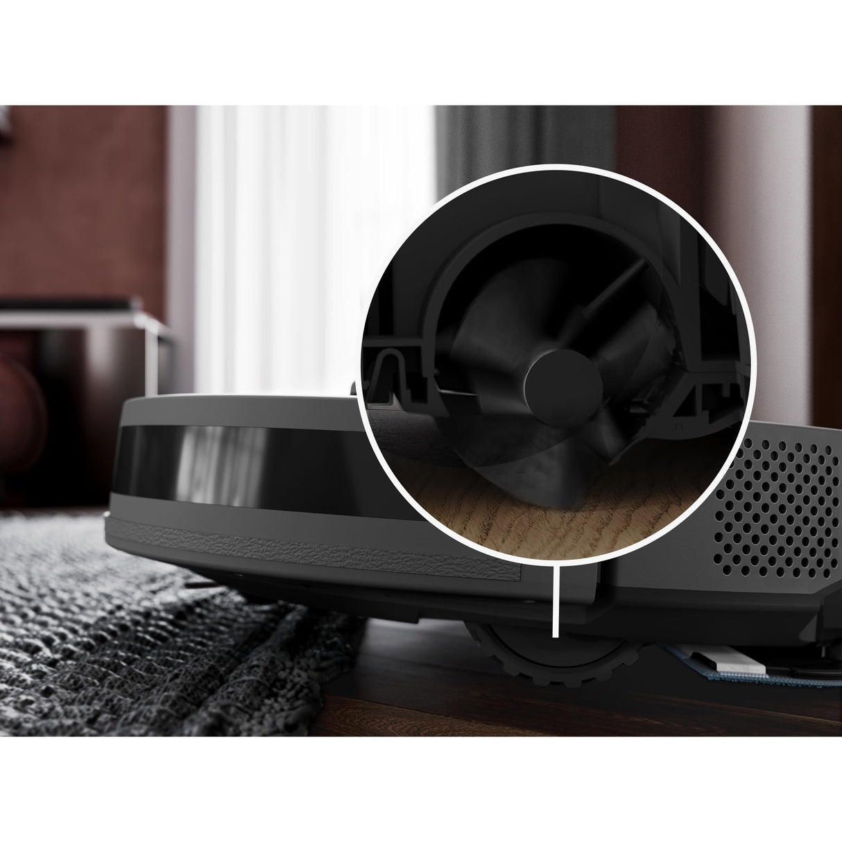AEG AR71HW1DG - Robot Aspirador, Autonomía 125 min, Navegación LiDAR, Función Mopa, 14,4V, Depósitos Polvo y Agua 0,28L, Control por Voz, Cepillo PowerBrush, Base de Carga, Gris