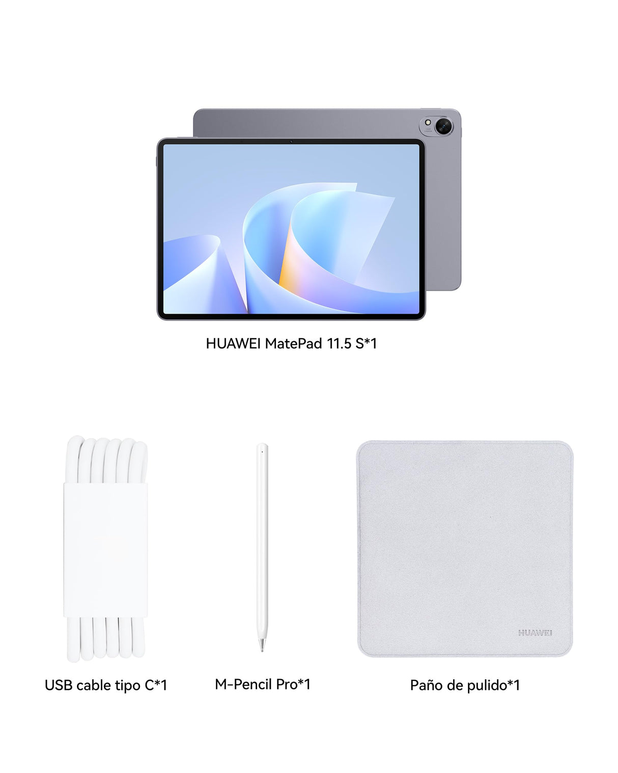 HUAWEI MatePad 11.5 S 2026 Tablet 2.8K 144Hz Pantalla PaperMatte Ultranítida, 12+256GB, 8800 mAh, 40W Supercharge, WiFi 6+, Bluetooth, Notes, GoPaint, con Nuevo M-Pencil Pro, Garantía 42 Meses