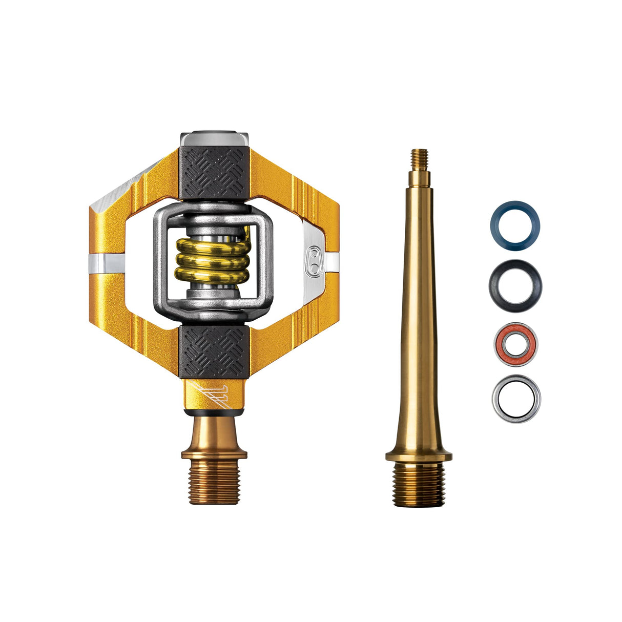 Crankbrothers Crank_Brothers_641300159847 Pedal de Bicicleta, Unisex Adulto, Dorado, Talla única