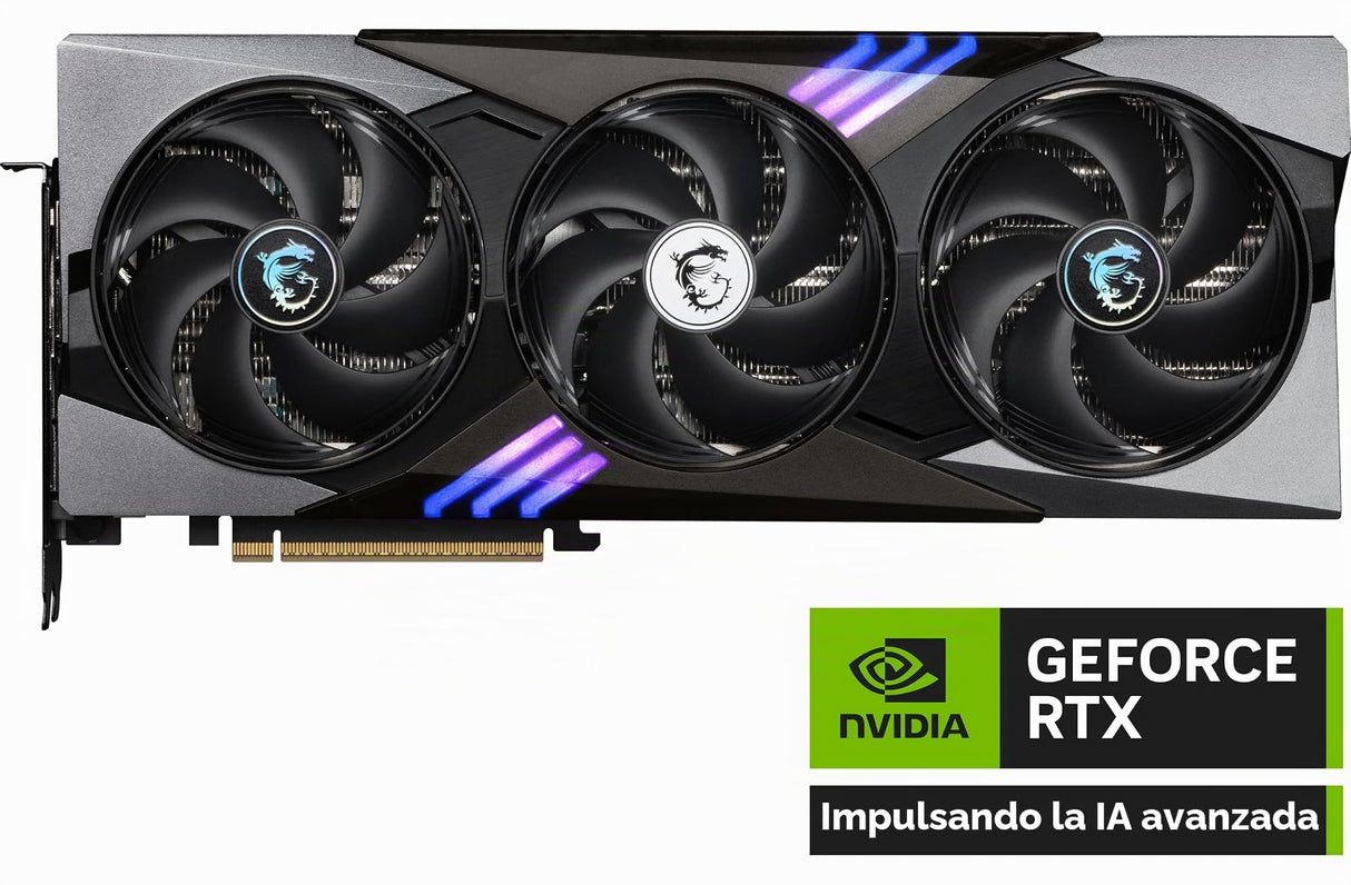 MSI Gaming RTX 5080 16G Gaming Trio OC Tarjeta gráfica (16 GB GDDR7, 256 bits, Extreme Clock TBD MHz, DisplayPort x 3 2.1a, HDMI 2.1b, NVIDIA Blackwell Architecture)