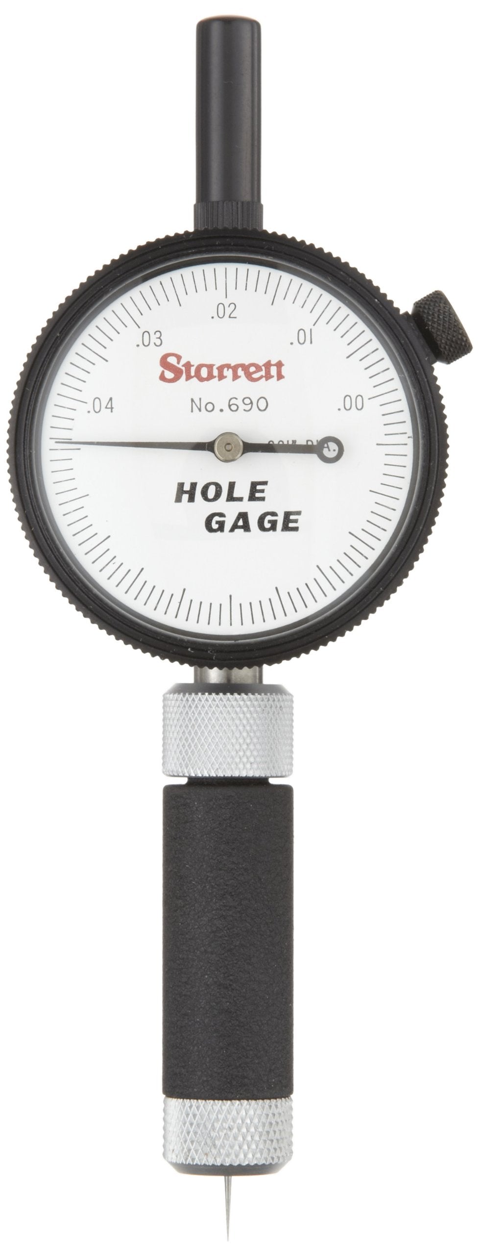 Starrett 690-1Zinch calibre del agujero de lectura, rango de 0,010-0,040"
