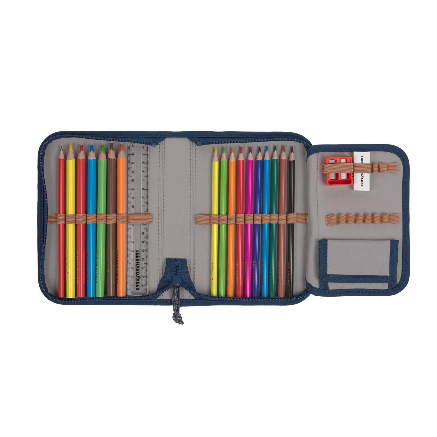 LÄSSIG Juego de mochilas escolares de 7 piezas para niños/ School Set Boxy Unique, navy