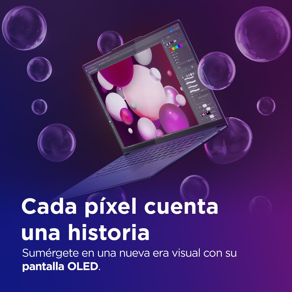 Lenovo Yoga Slim 7X – Ordenador Portátil Copilot+ PC,14.5" 3K OLED Táctil (Qualcomm SD X1E78100, 32GB RAM, 1TB SSD, Windows 11 Home, Wi-Fi 7) Azul, QWERTY Español - Incluye Ratón Inalámbrico y Funda