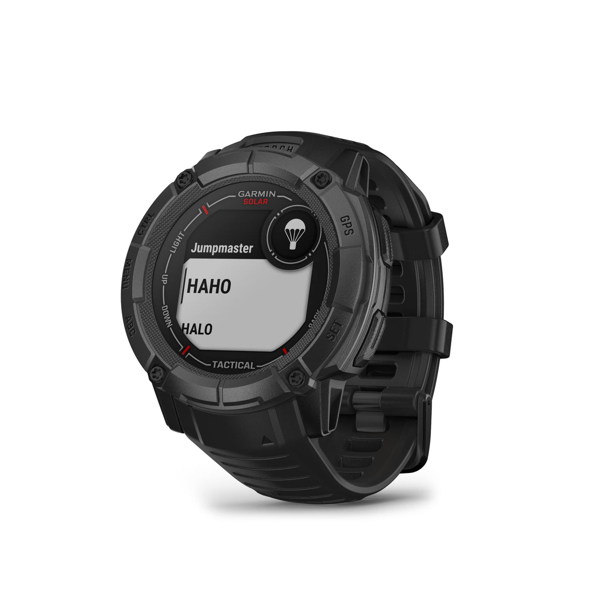 Garmin Instinct 2X Solar Tactical, Reloj Inteligente con GPS Resistente al Agua, Carga Solar, Funciones Tacticas y Deportivas, Pulsioximetría, Notificaciones del Smartphone, Negro