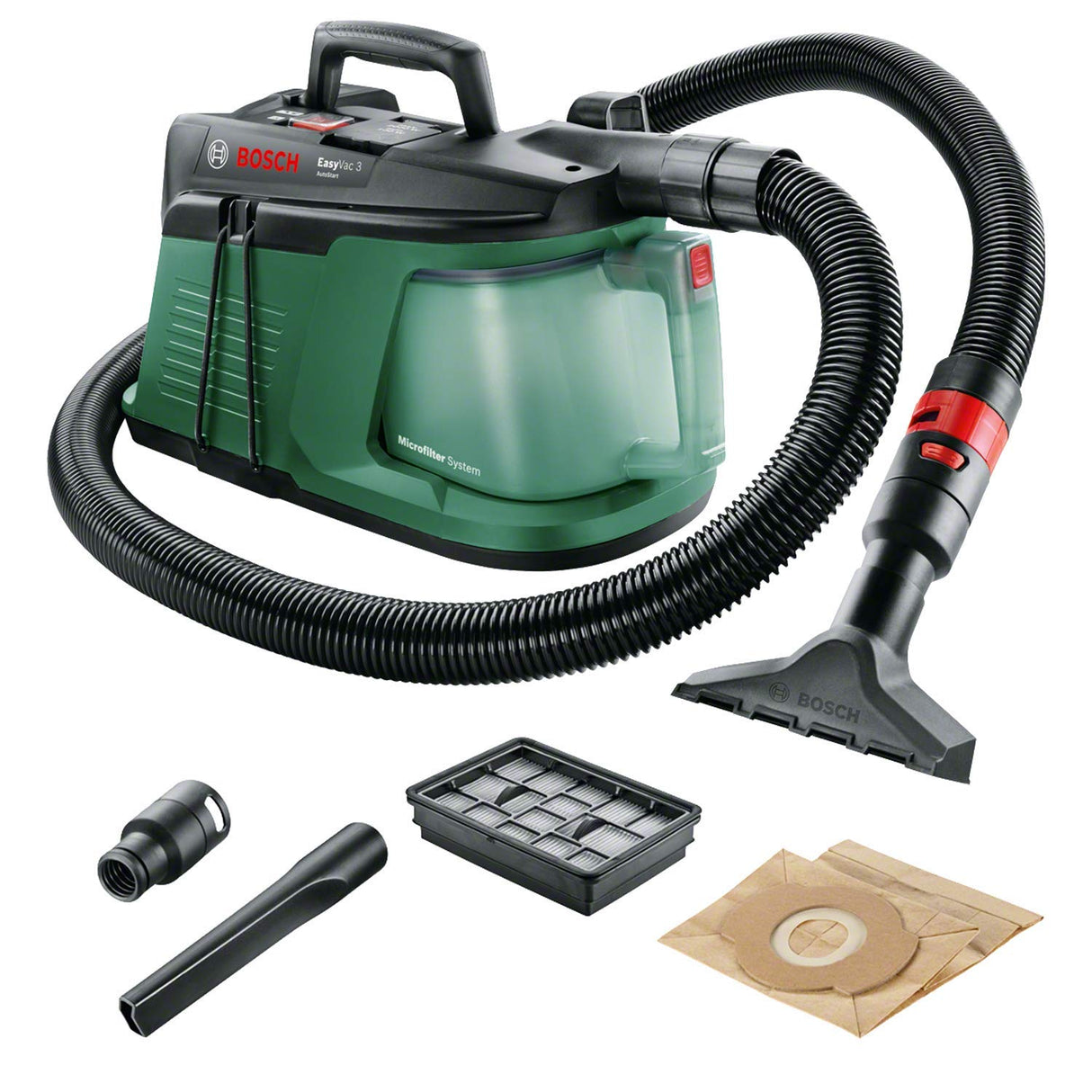 Bosch 06033D1000 Bosch Aspirador EasyVac 3, 700 W Verde