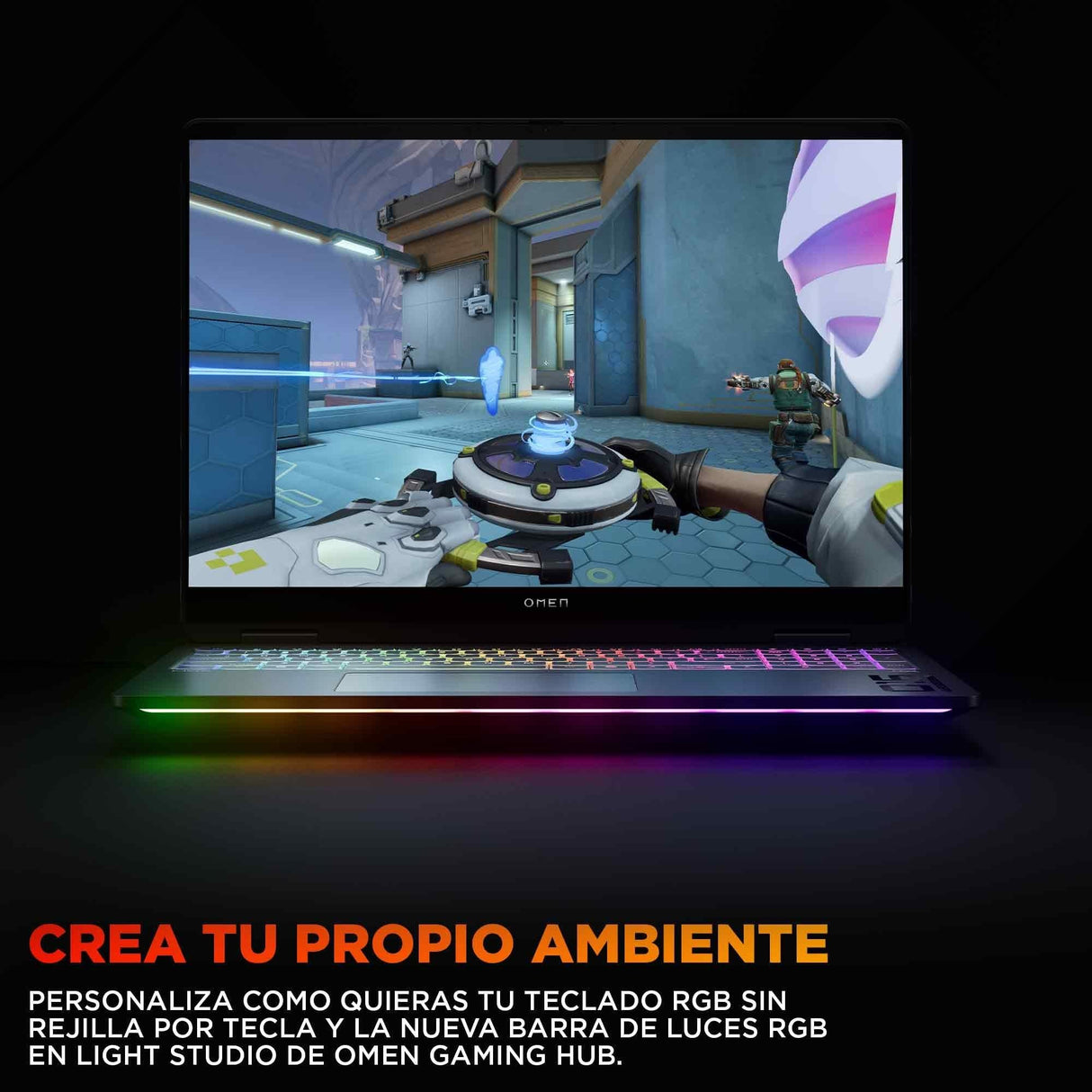 HP OMEN MAX 16-ak0007ns - Ordenador Portátil Gaming de 16" 2.5K 240Hz (Ryzen AI 9 HX 375, 32GB RAM, 1 TB, NVIDIA GeForce RTX 5070 TI 12GB, Windows 11, WiFi 7) Negro - Teclado QWERTY Español