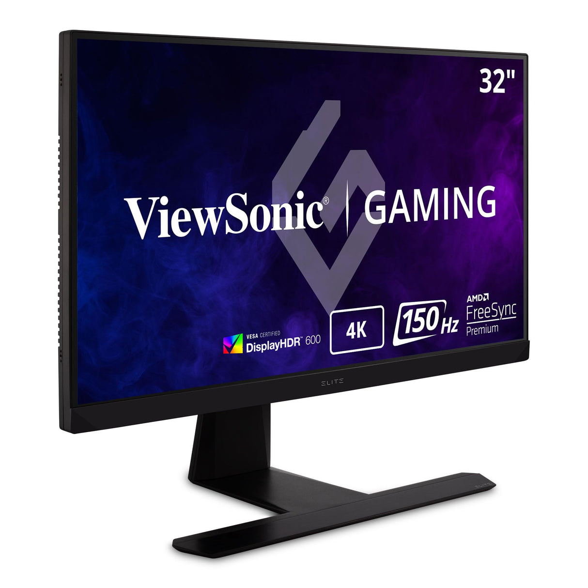 ViewSonic Elite XG320U Monitor Gaming 4K UHD de 32" 150Hz, 1ms, HDR 600, FreeSync Premium Pro, HDMI 2.1, DisplayPort, USB y ergonomía Avanzada para Esport