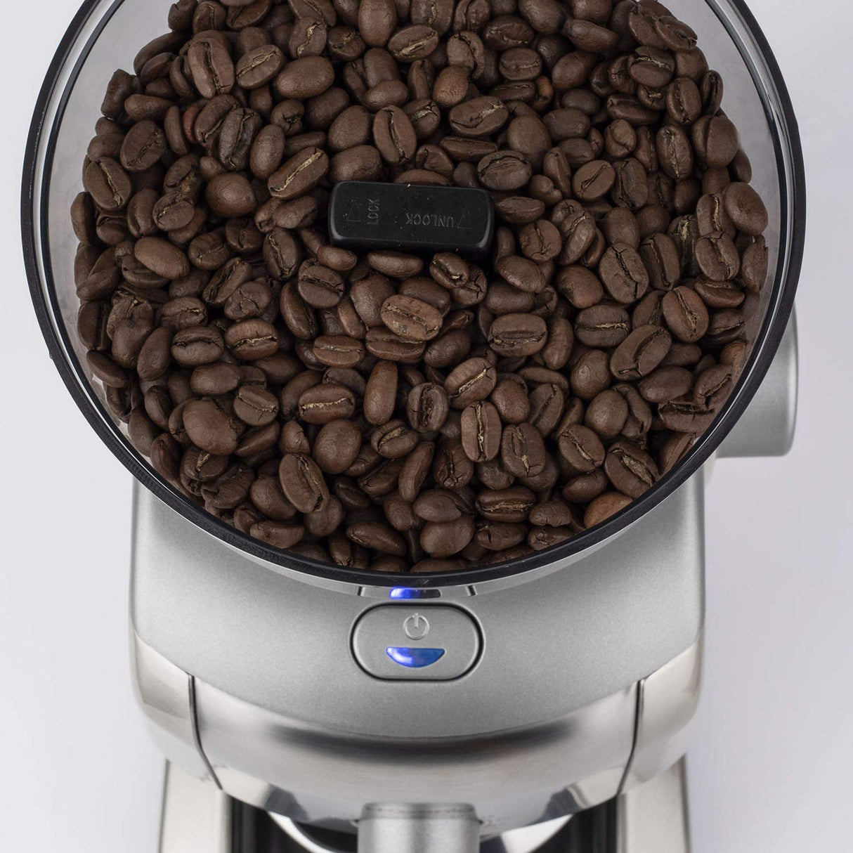 H.Koenig Molinillo de café eléctrico profesional GRD830, Trituradora pro, Sistema de molido cónico, 16 tamaños de molido, Potencia 130W, 400g, Molinillo extraíble, Cuerpo de aluminio, Fácil limpieza