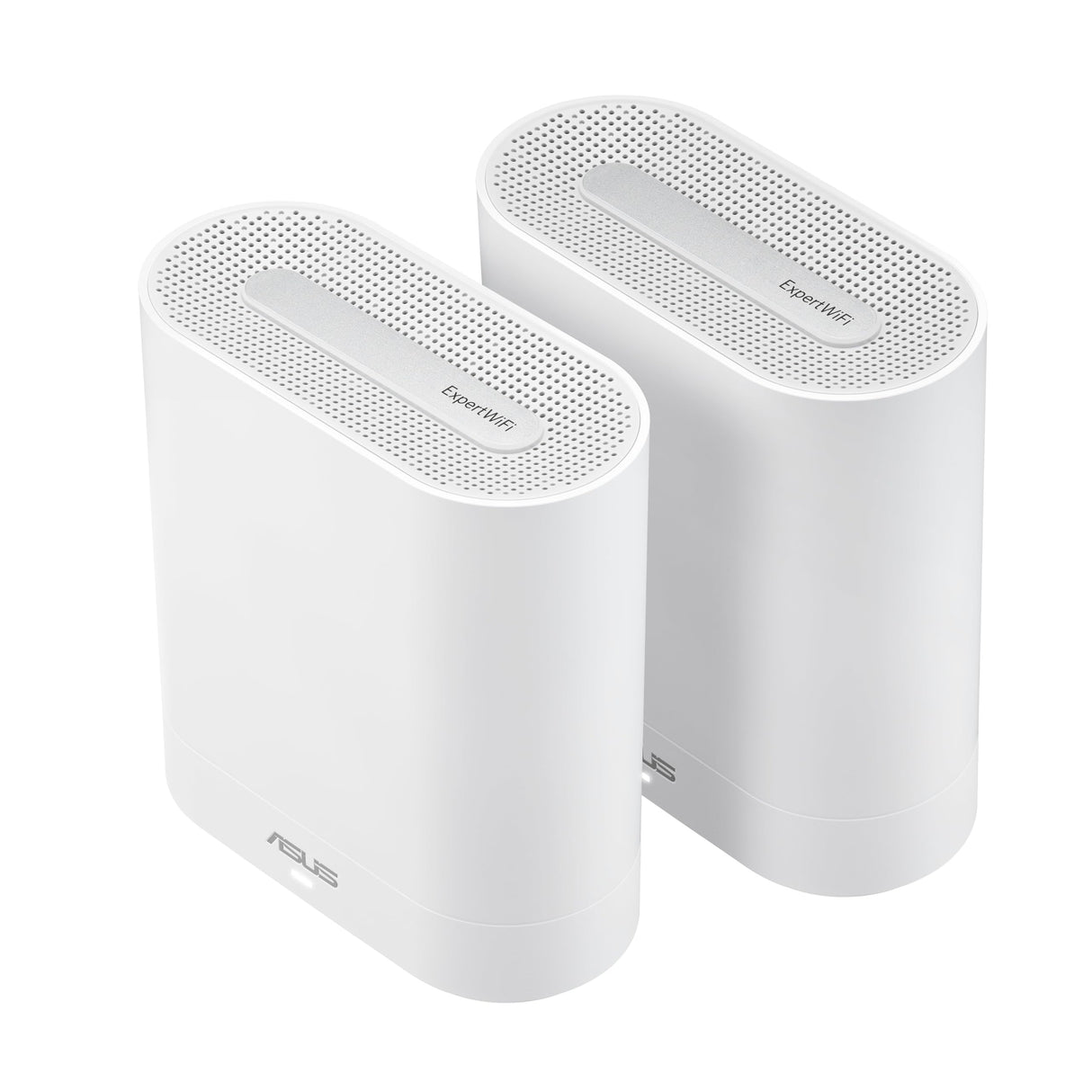 ASUS ExpertWiFi EBM68 (AX7800) 2 Pack, Sistema WiFi Mesh de Tres Bandas, optimo para Negocios, 5 SSID y VLAN, Portal de Invitados, Puerto de 2,5 Gbps, Seguridad de Red de Nivel Comercial, Blanco