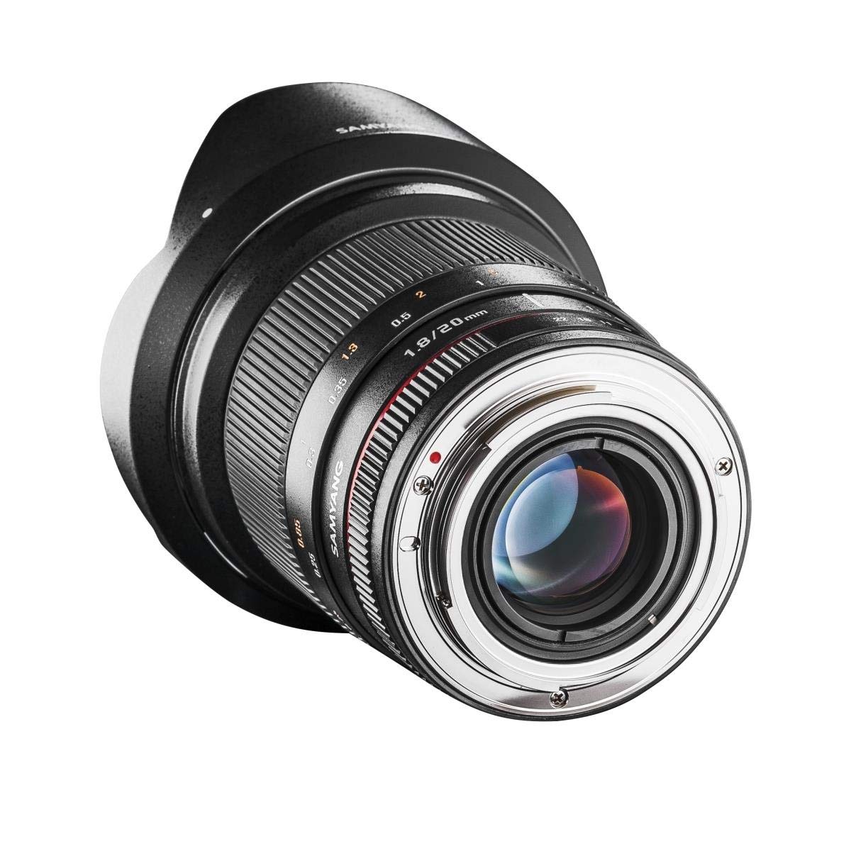 Samyang DSLR - Objetivo fotográfico para Fuji X (20 mm, F1.8 ED, AS UMC), Negro