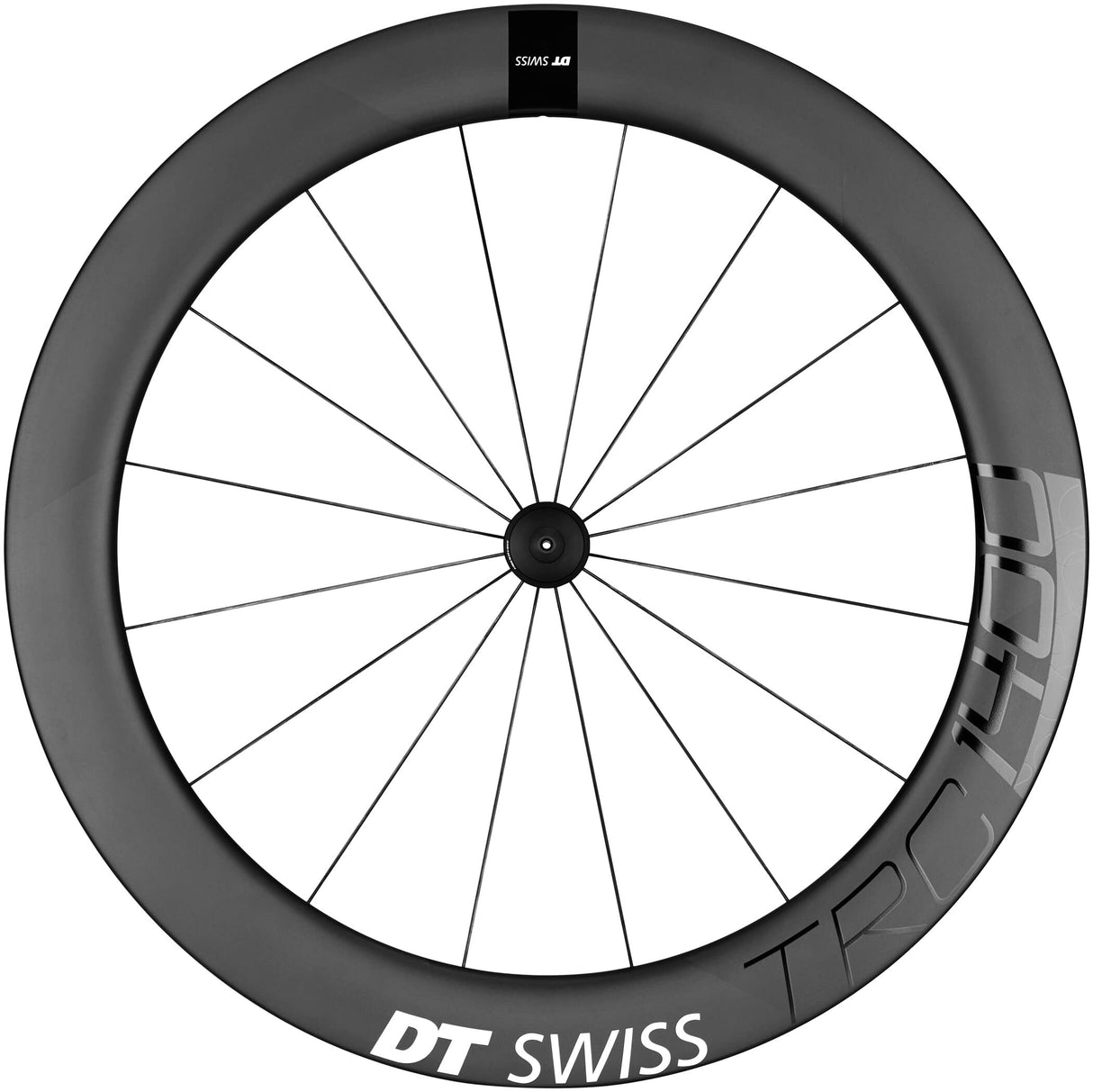 DT Swiss WHDTRC1402F Piezas de Bicicleta, Unisex Adulto, estándar, Front-65 mm Carbon Tubular