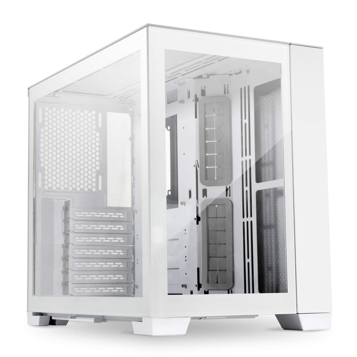 Lian Li O11 Dynamic Mini Snow Edition Midi-Tower Gaming-Caja, Caja Blanco páginasfenster