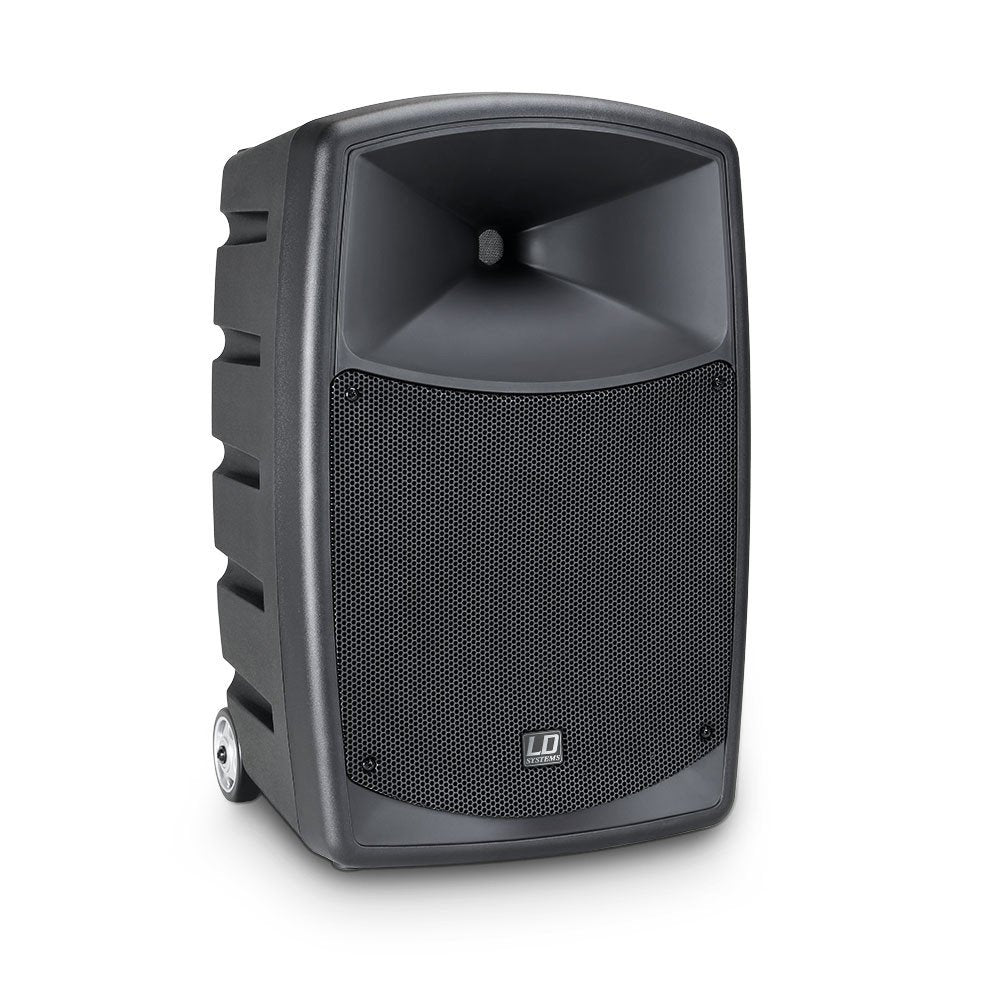 LD Systems ROADBUDDY 10 - Altavoz Bluetooth alimentado por batería, con mezclador y micrófono inalámbrico