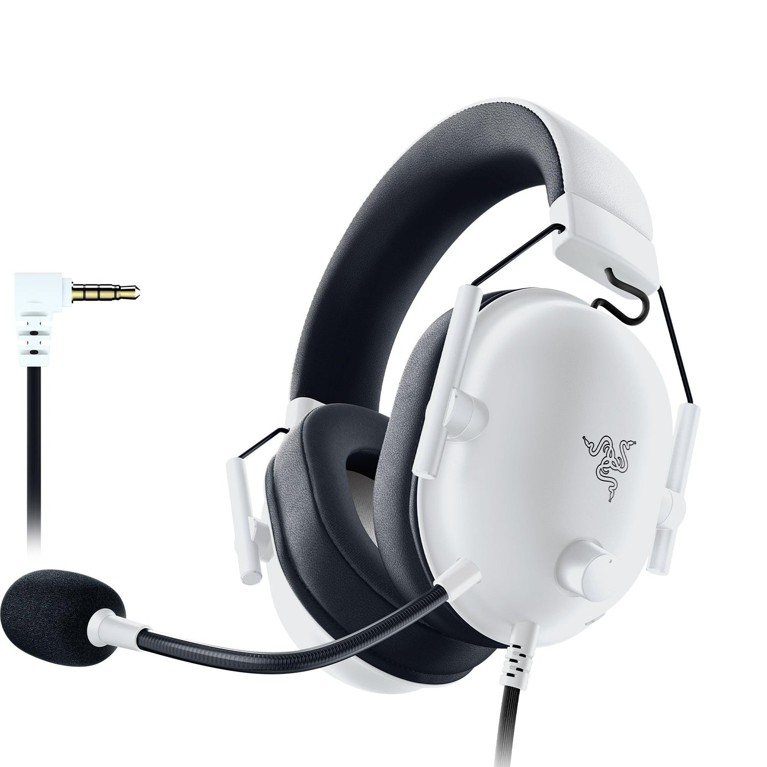 Razer BlackShark V2 X (Xbox) - Auriculares E-Sports con Cable para la Consola Xbox S|X (250 g, micrófono cardioide, transductores de 50 mm, cancelación pasiva del Ruido, Conector de 3,5 mm) Blanco