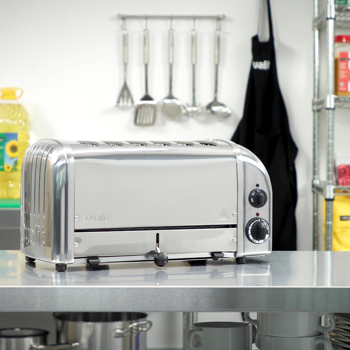 Tostadora para pan 6 rebanadas acero inox Dualit