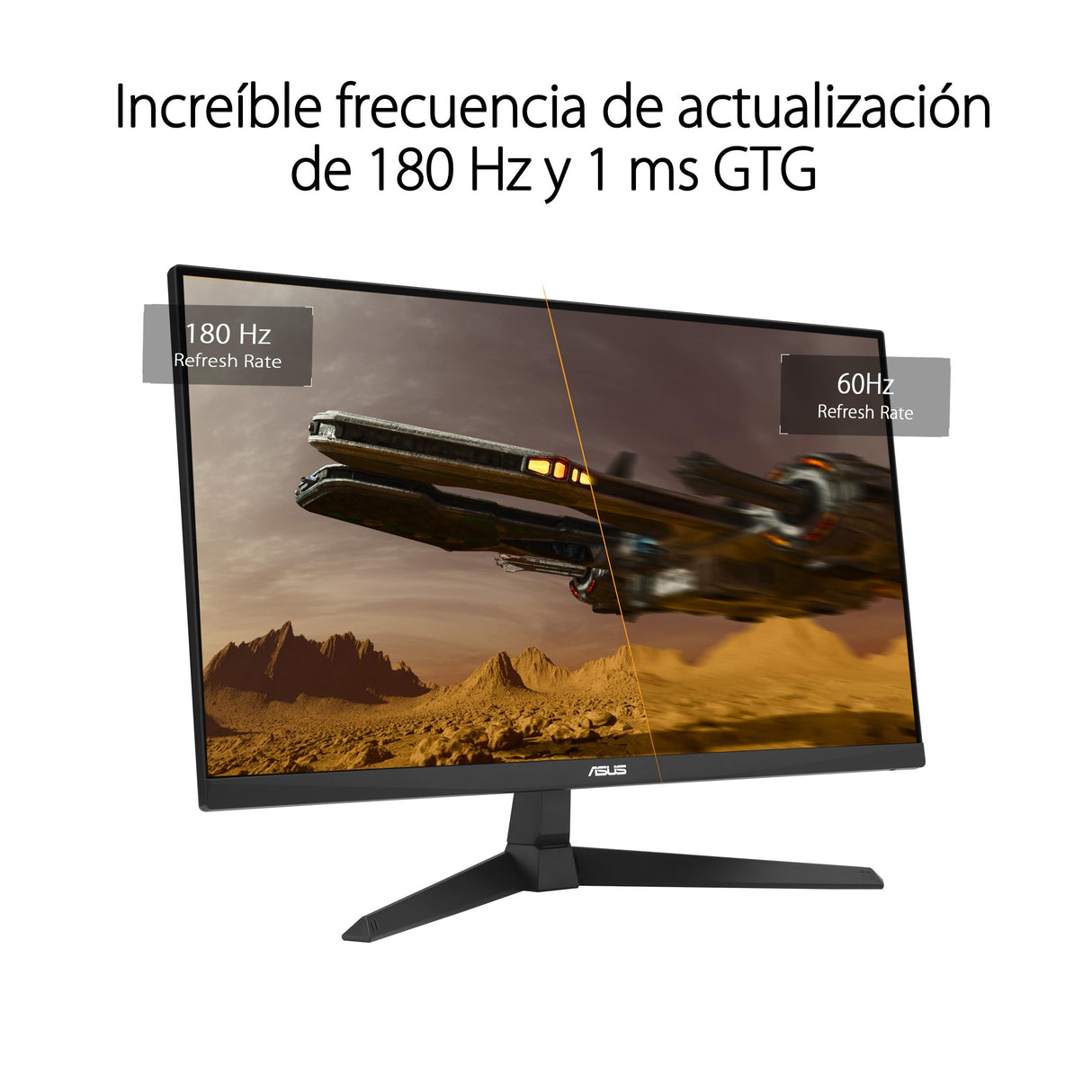 ASUS TUF Gaming VG259Q3A - Monitor gaming de 24,5 pulgadas, Full HD (1920x1080), 180 Hz, Fast IPS, ELMB, 1 ms (GTG), FreeSync, Variable Overdrive, 99% sRGB