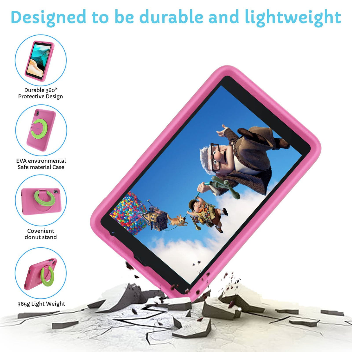 Blackview Tab 6 Kids 8" LTE - Tablet 32GB, 3GB RAM, Pink