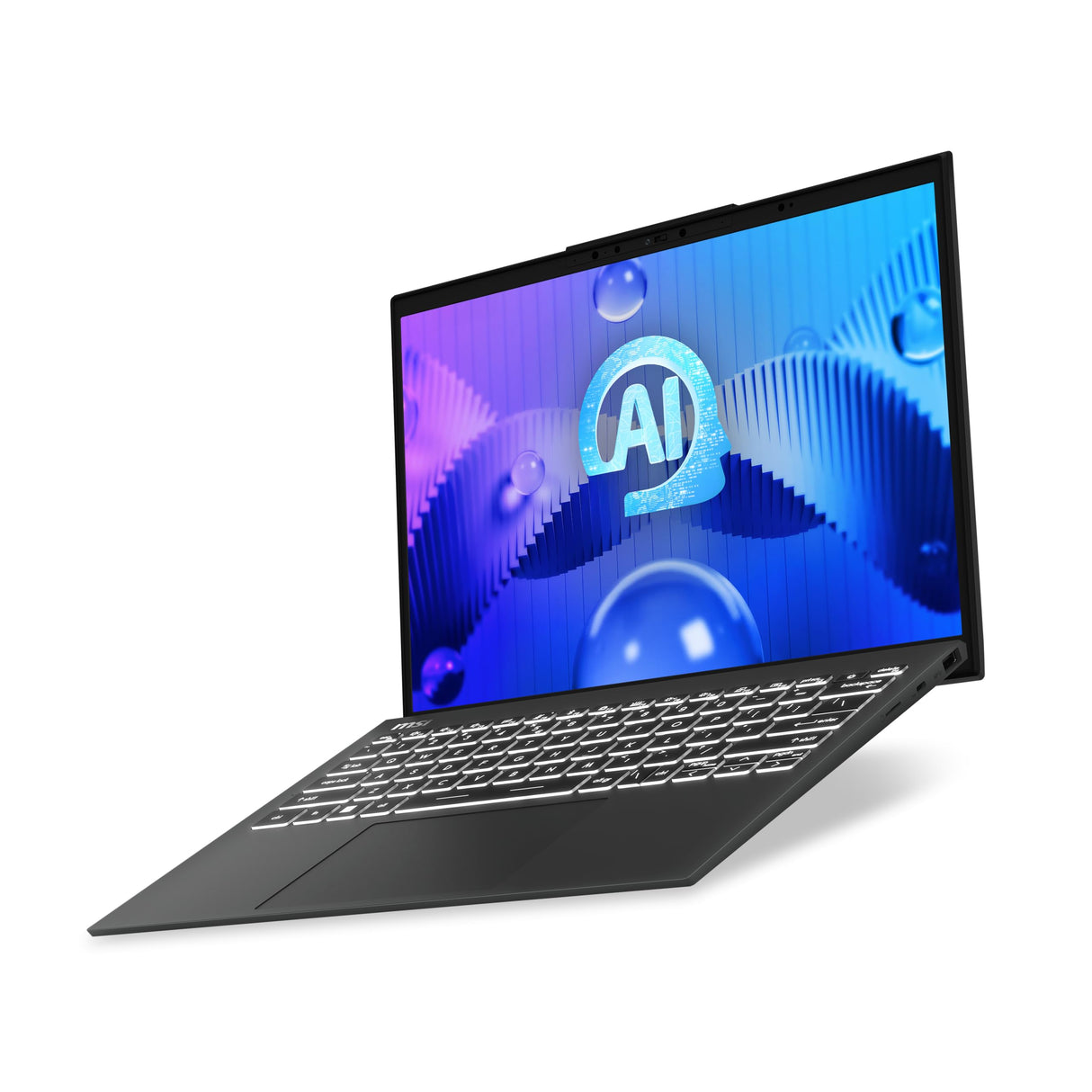 MSI Prestige 13 AI EVO A1MG-024ES Ordenador portátil 13.3" QHD+ OLED (Intel Core Ultra 7 155H, 32GB RAM, 1TB SSD, Intel ARC Graphics, Windows 11 Home Advanced) Stellar Gray, Teclado QWERTY español
