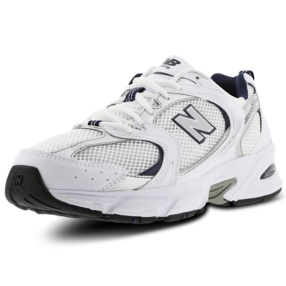New Balance 530, Sneaker Hombre, Blanc Bleu Marine, 37.5 EU