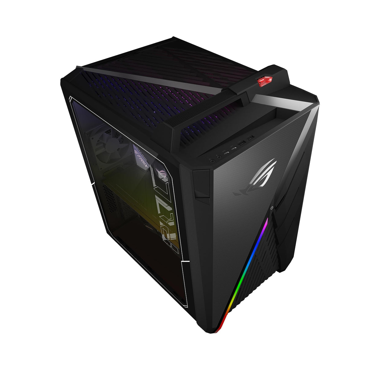 Asus ROG Strix GA35 G35DX-SP007D - Sobremesa Gaming (AMD Ryzen 7 5800X, 32GB RAM, 1TB y 1TB SSD, NVIDIA RTX 3080 10GB, Sin Sistema Operativo), Negro Estrella