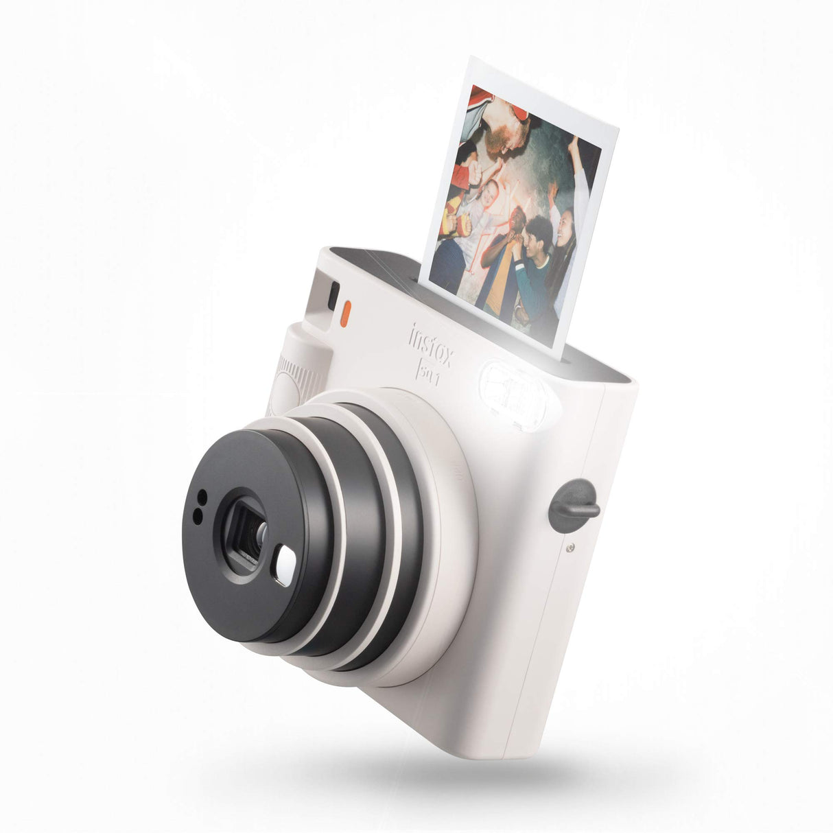 instax SQ1 Square Cámara instantánea automática, tamaño de Foto Cuadrado. Chalk White