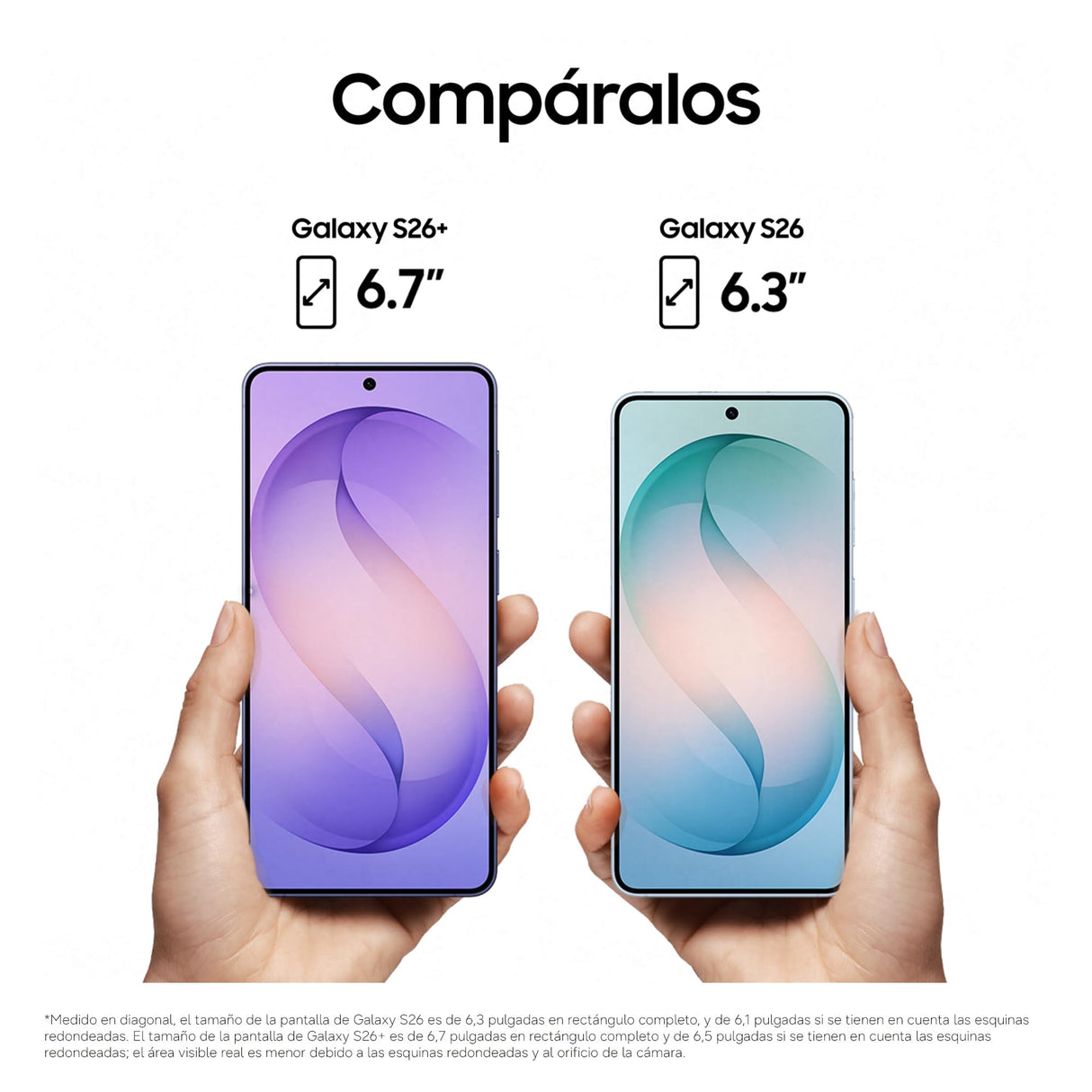 Samsung Galaxy S26, 256GB, Teléfono Móvil con Galaxy AI, Cámara 50MP, 12GB RAM, Batería 4300mAh, Garantía del Fabricante 3 Años + 1 Año Extra, Color Azul Cielo (Versión Española)
