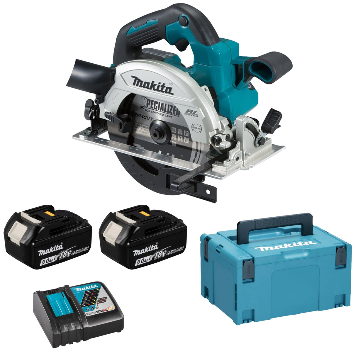 Makita Dhs660Rtj Sierra Circul. 18V Li, 18 V, Multicolor