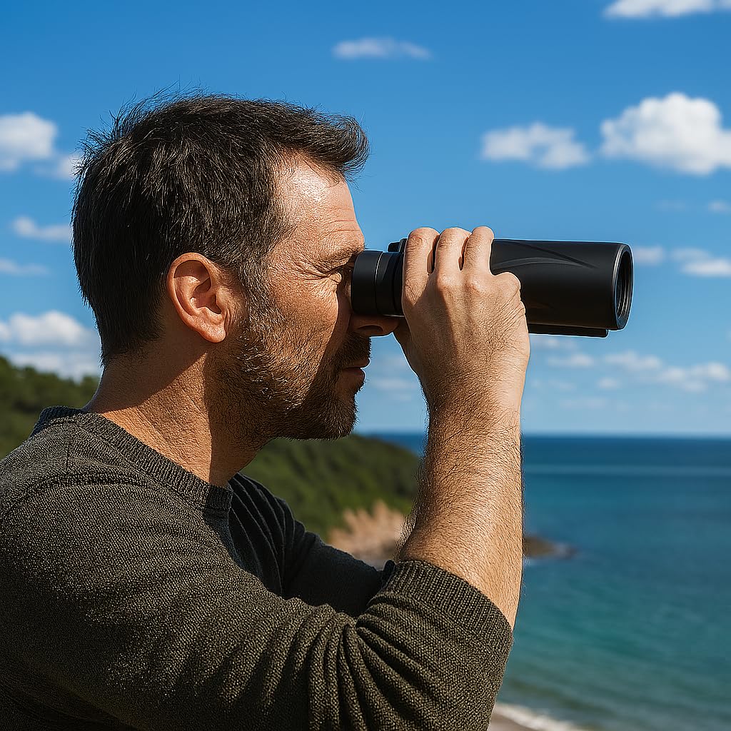 Bigfish Prismáticos StormView BAK4 Prisma para Adultos, compactos y potentes, con Gran Campo de visión, Ideales para observación de Aves, Senderismo, Caza y Viajes