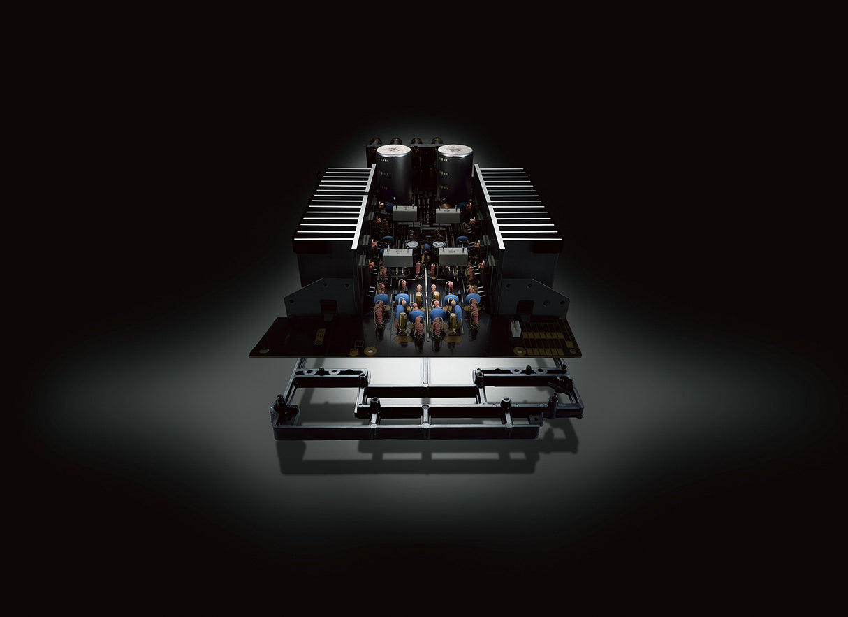 Yamaha AS-701 - Amplificador integrado estéreo de 160 W por canal, negro