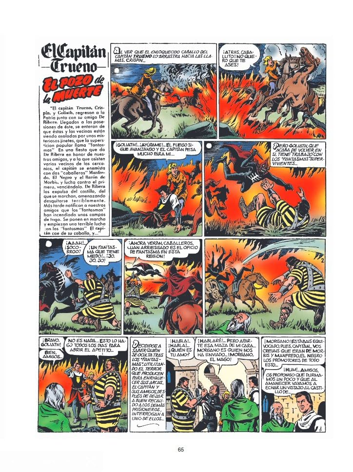 Capitan trueno 1956-1957 ¡a sangre y fuego! (bruguera - sd)