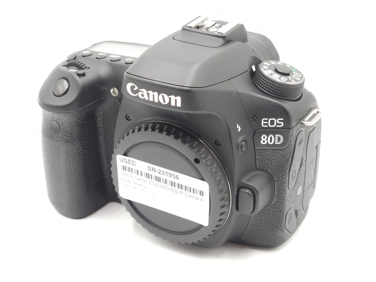Canon EOS 80D 1263C036 - Cuerpo de la cámara digital SLR 24,2 MP, 6000 x 4000 Pixeles, CMOS, Full HD, 650 g, color negro