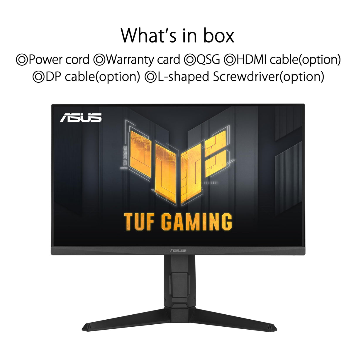 ASUS TUF Gaming VG249QL3A - Monitor Gaming de 24", Full HD, 180 Hz, Fast IPS, ELMB, 1 ms, FreeSync, Compatible con G-Sync, Variable Overdrive, 99% sRGB, Altura Regulable