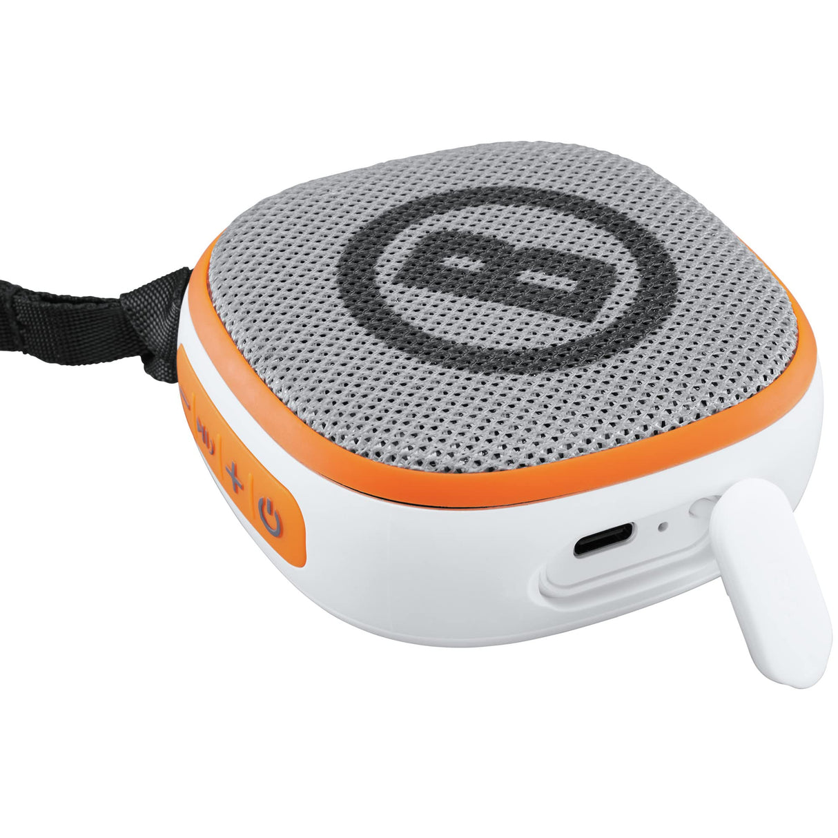 Bushnell - Altavoz Blanco Disc Golf Jockey BT - Altavoz Bluetooth con Distancia a la Canasta - DJ1BTS