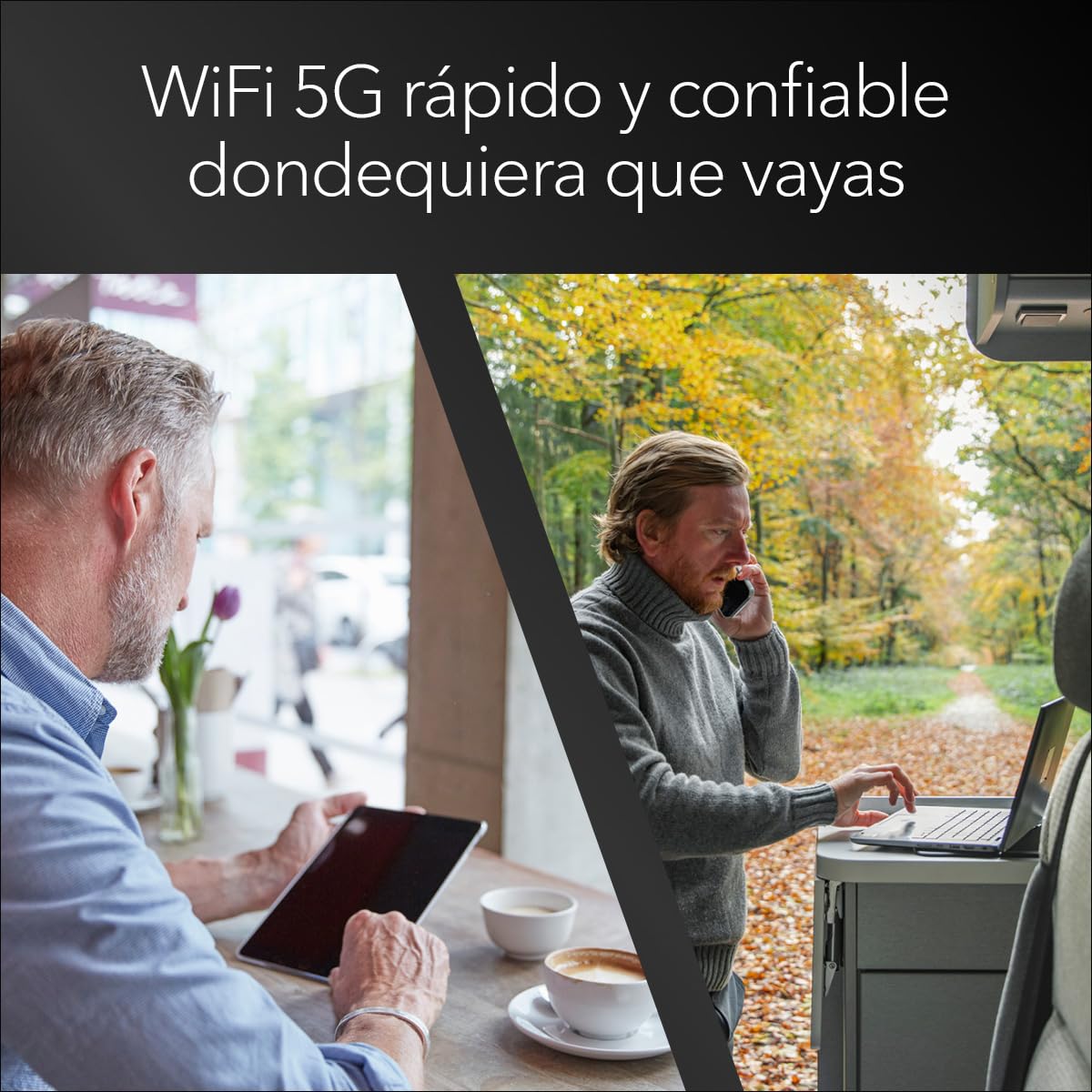 NETGEAR Nighthawk M6 (MR6150)| Router 5G Con Ranura Sim Desbloqueada | Hotspot 5G Para WiFi Portátil | Router Módem Móvil 5G para Hogar/Empresa | 5G & 4G MiFi | AX3600 WiFi 6, hasta 32 dispositivos