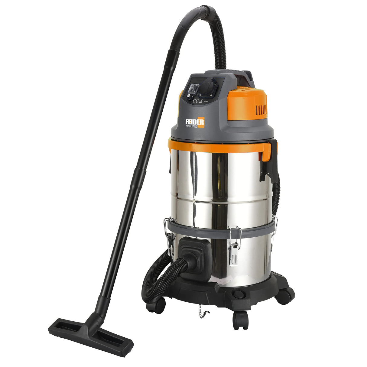 Feider, FAP1430, Especial Yeso, Agua Y Polvo, Simple De Usar, Material De Alta Precisión Y Eficaz, 1400 W 28 L, Tanque INOX Aspirador, Naranja