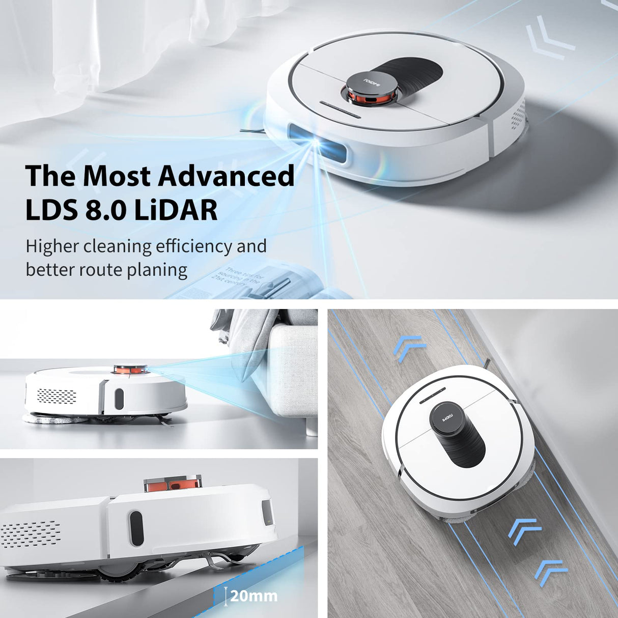ROIDMI Eva Base Cleaning Robot (Blanco)