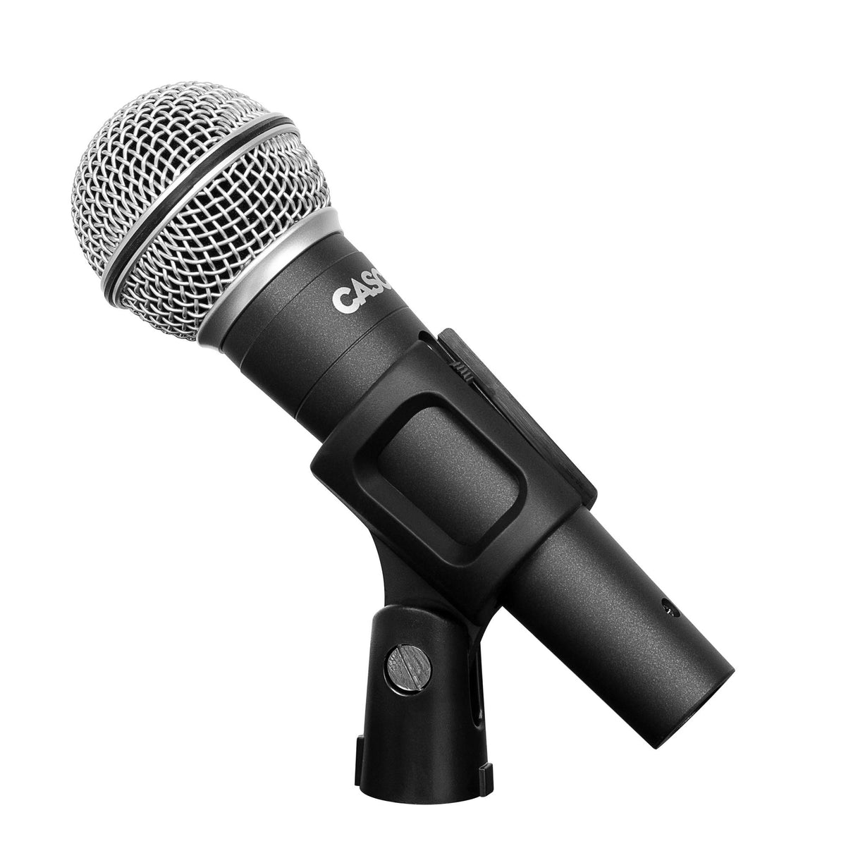 Cascha HH 5080 Stage - Micrófono dinámico para escenario con interruptor de encendido/apagado, incluye cable XLR de 3 m y abrazadera de micrófono, ideal para conciertos y espectáculos en directo y