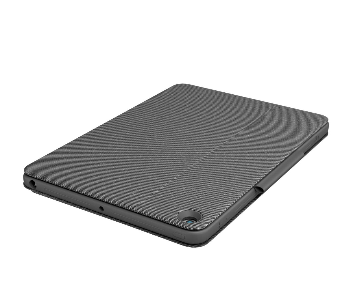 Logitech Combo Touch para iPad (7.ª, 8.ª y 9.ª generación) Funda con trackpad de precisión, Disposición AZERTY Francés - Gris