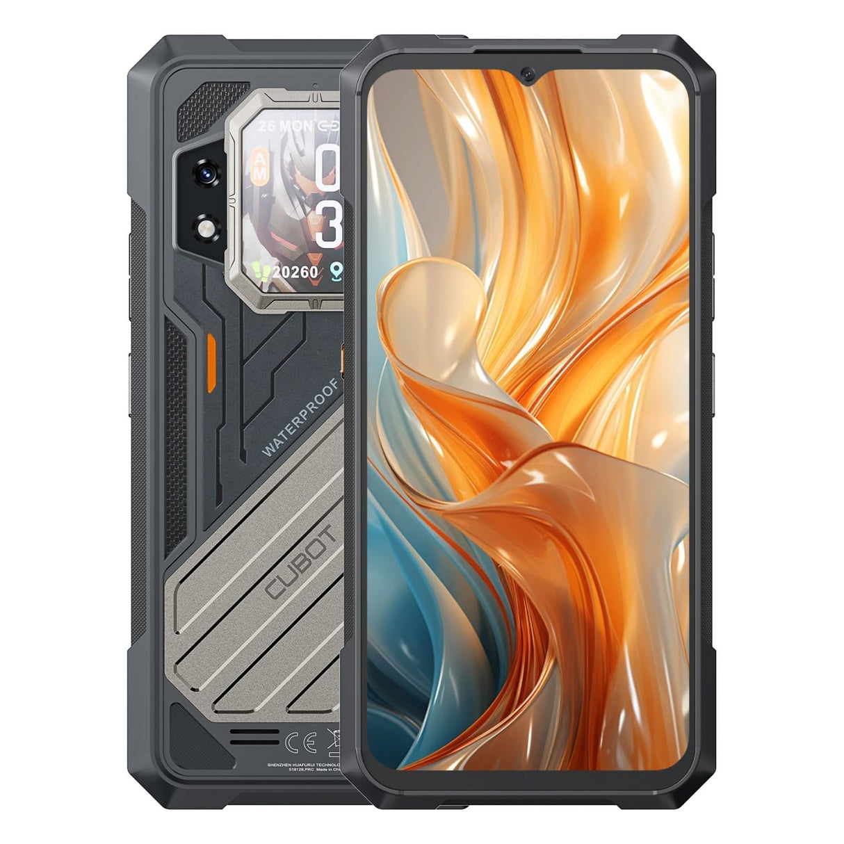 CUBOT Kingkong X Pro 5G - Smartphone 6.72" FHD+ 144Hz, 48GB RAM (24GB+24GB Ext.), 256GB ROM, Cámara 100 MP, Batería 10200mAh, Android 14, Dimensity 8200, Negro.