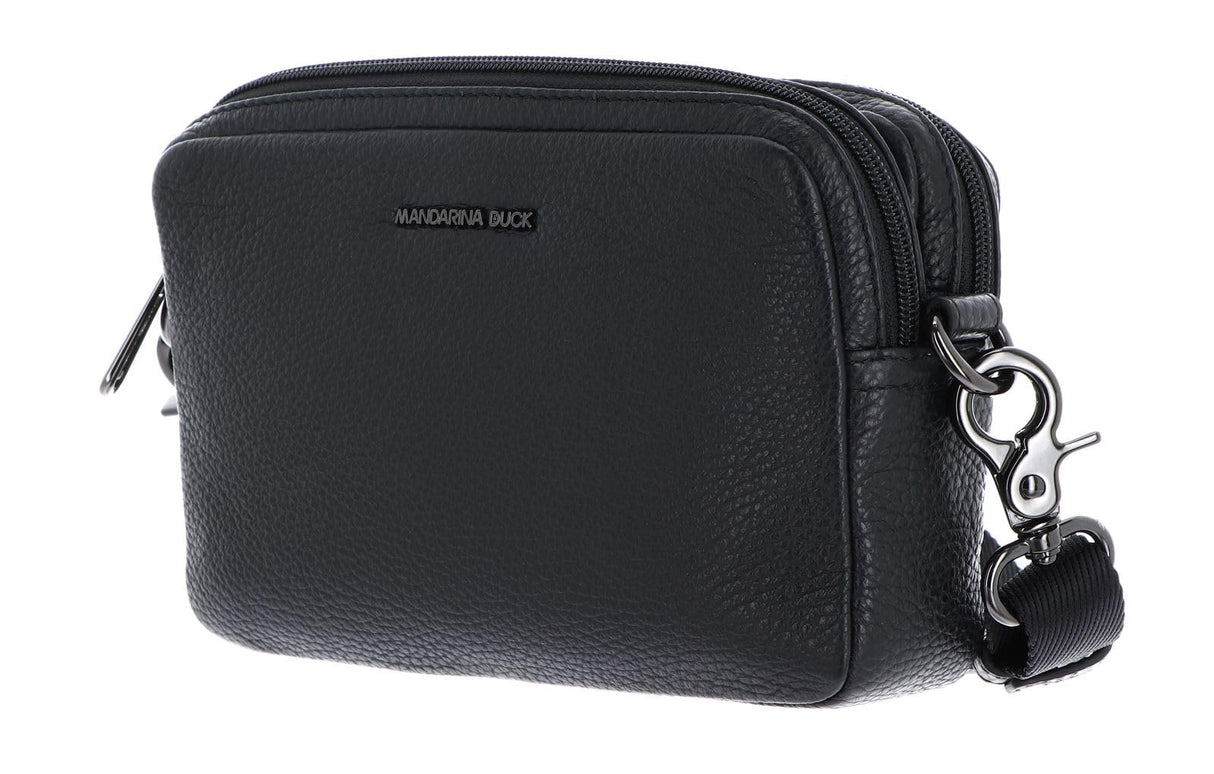 Mandarina Duck Camera, Mellow Leather HABITACIÓN Bag para Mujer, Negro
