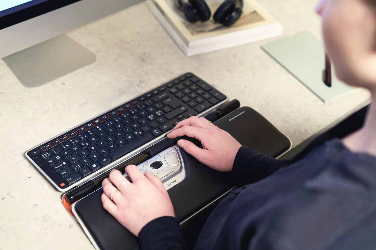 Contour Design RollerMouse Red Plus, Thin Client, Wired - Dispositivo señalador centrado - ergonómico - para diestros y Zurdos - con Cable - USB-C