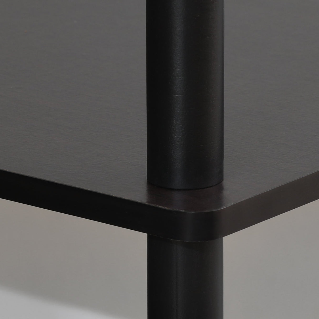 Furinno Soportes de TV de entretenimiento de 3 niveles Nogal/Negro