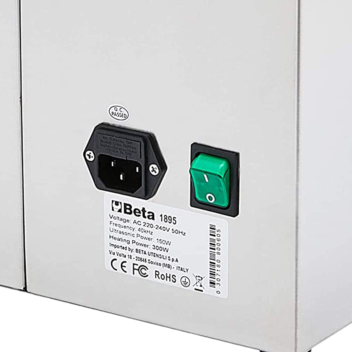 Beta 1895 6 - Cubeta de limpieza por ultrasonidos de 6 litros
