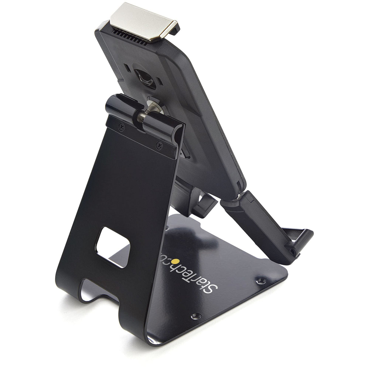 StarTech.com Soporte Seguro para Tablet con Cable de Seguridad con Candado K-Slot - Base para Tablets de 7,9 a 13 Pulgadas - Soporte Universal Ajustable Antirrobo de Sobremesa para Tablet (SECTBLTDT)